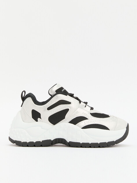 Женские кроссовки ARMANI EXCHANGE VEDDER, Артикул XDX120, серебряный | 4079325. Ракурс 1