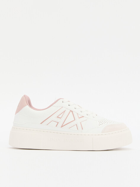 Женские кеды ARMANI EXCHANGE KURT, Артикул XDX147, белый | 4079332. Ракурс 1