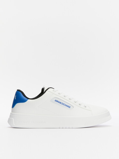Мужские кеды ARMANI EXCHANGE SEATTLE, Артикул XUX203, белый | 4079391. Ракурс 1