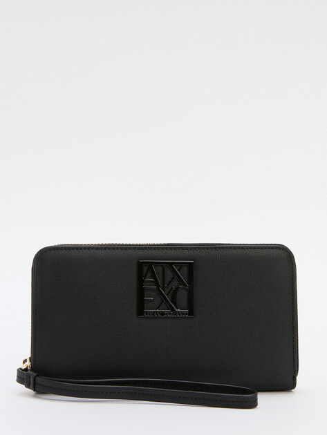 Женский кошелёк ARMANI EXCHANGE, Артикул 948486, черный | 4081394. Ракурс 1