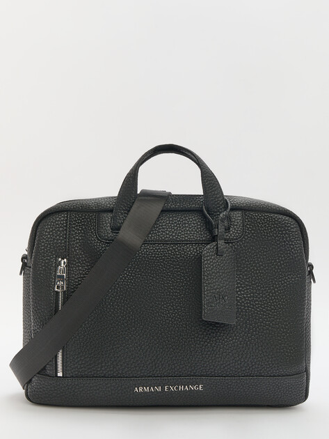 Мужская сумка для ноутбука ARMANI EXCHANGE, Артикул 952653, черный | 4081436. Ракурс 1 Мужская сумка для ноутбука ARMANI EXCHANGE, Артикул 952653, черный | 4081436. Ракурс 1