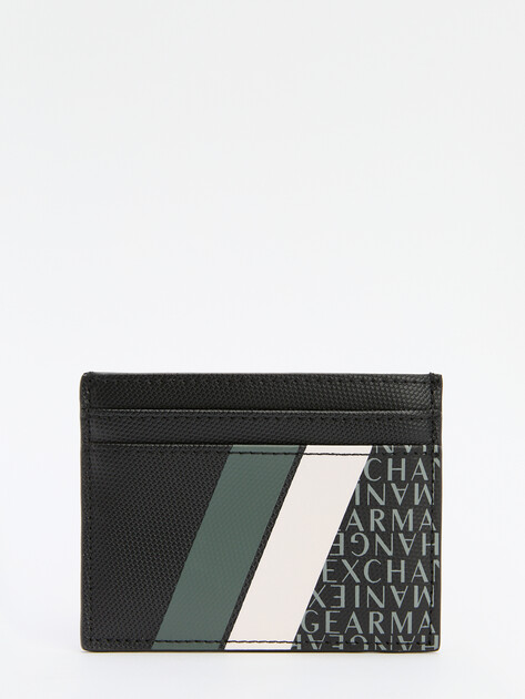 Мужской картхолдер ARMANI EXCHANGE, Артикул XM000169, черный | 4081470. Ракурс 1