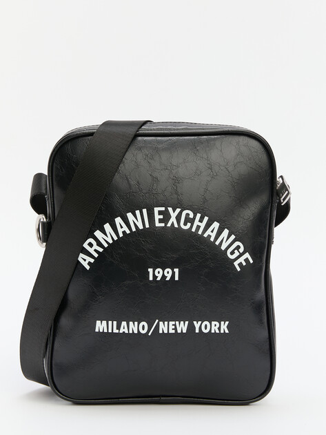 Мужская сумка через плечо ARMANI EXCHANGE, Артикул 952702, черный | 4081474. Ракурс 1