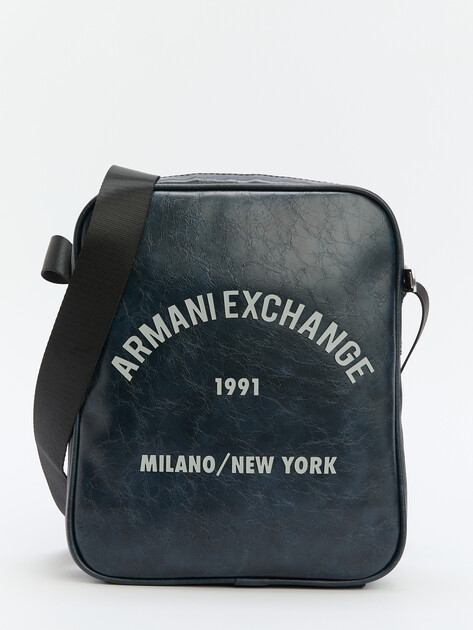 Мужская сумка через плечо ARMANI EXCHANGE, Артикул 952702, темно-синий | 4081475. Ракурс 1