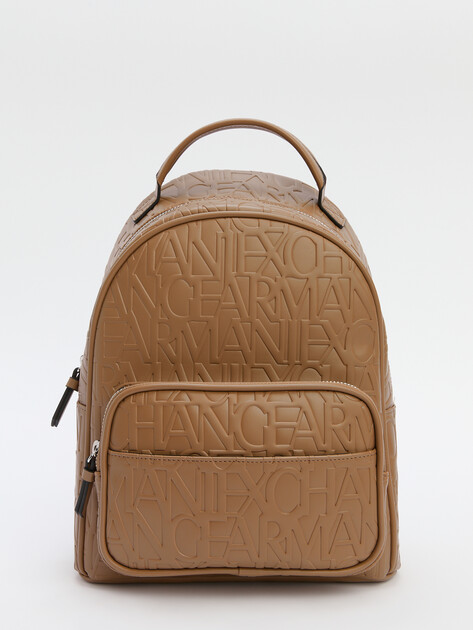 Женский рюкзак ARMANI EXCHANGE LIZ, Артикул 942805, серо-коричневый | 4081508. Ракурс 1