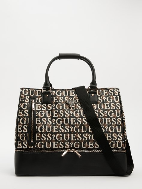 GUESS STARK ZIP BOTTOM SHOPPER TOTE 4082193