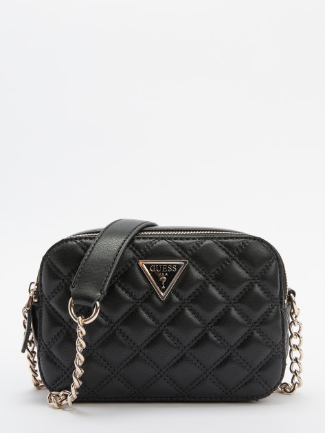 Кросс-боди GUESS GIULLY CAMERA BAG, Артикул HWQG8748140, черный | 4082266. Ракурс 1