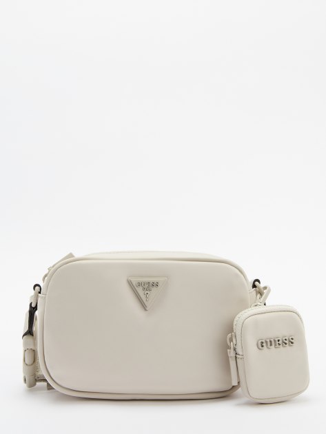 Кросс-боди GUESS LATONA SLING, Артикул HWYP9211800, серо-бежевый | 4082295. Ракурс 1