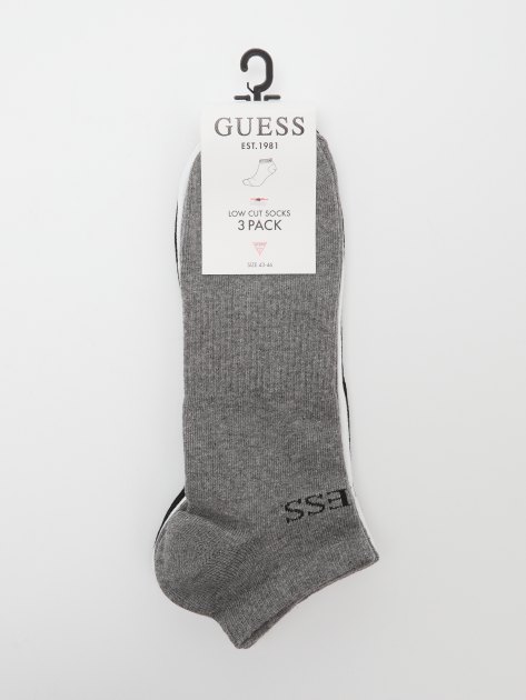 Мужские носки 3 шт. GUESS SNEAKER SOCKS 3PACK, Артикул U4YG50Z3F60, мультицвет | 4082946. Ракурс 1