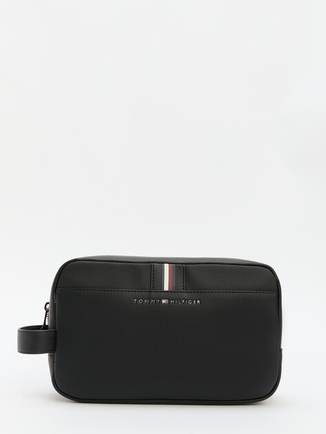 Мужская косметичка TOMMY HILFIGER WASH BAG, Артикул AM0AM11840, черный | 4085943. Ракурс 1