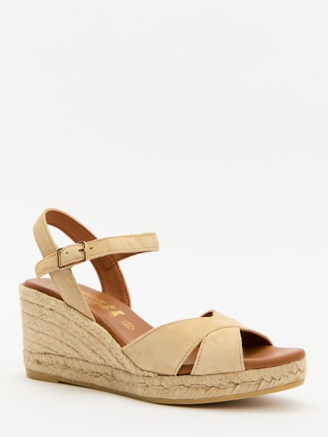 Босоножки LA MAISON DE L'ESPADRILLE, Артикул RV810SS24, светло-бежевый | 4096398. Ракурс 1