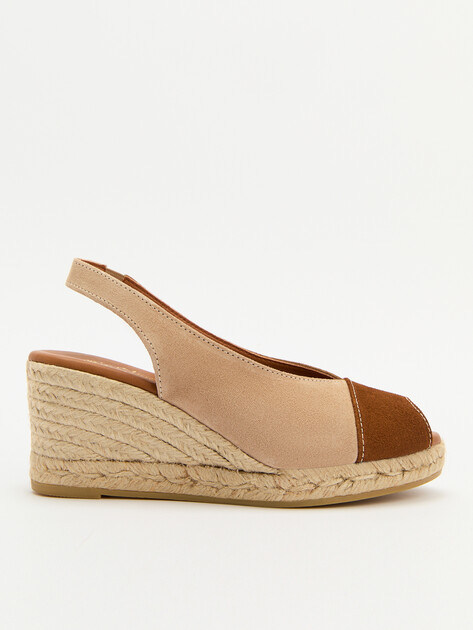 Босоножки LA MAISON DE L'ESPADRILLE, Артикул RV815, светло-коричневый | 4096400. Ракурс 1