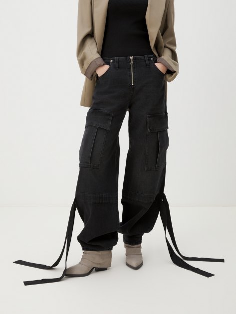 Jean slouchy noir shop
