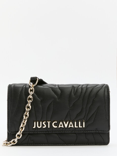 Клатч JUST CAVALLI QUILTED ZEBRA, Артикул 77RA5PE2, черный | 4107691. Ракурс 1