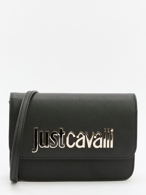 Кросс-боди JUST CAVALLI METAL LETTERING, Артикул 77RA4BBA, черный | 4107780. Ракурс 1