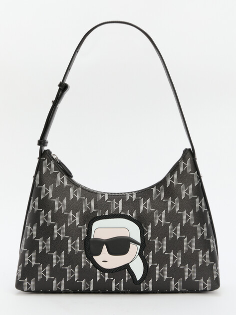 Женская сумка  KARL LAGERFELD k/ikonik 2.0 mono cc shb, Артикул 245W3064, черный | 4112839. Ракурс 1