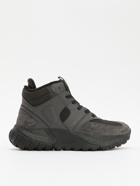 Мужские высокие кроссовки KAPPA GIUSTO MID WNTR M, Артикул 130323, черный | 4119259. Ракурс 1