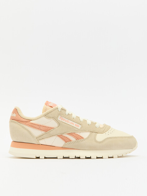 Женские кроссовки REEBOK CLASSIC LEATHER, Артикул CLASSIC LEATHER, серо-бежевый | 4123661. Ракурс 1