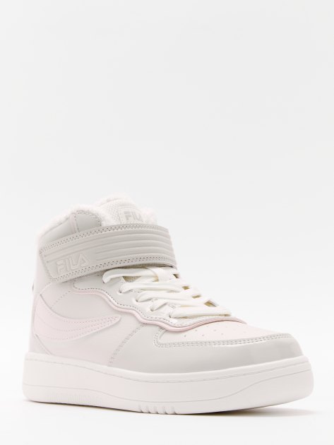 Детские высокие кеды FILA FIL HIGH FUR G, Артикул FIL HIGH FUR G, светло-бежевый | 4128678. Ракурс 1