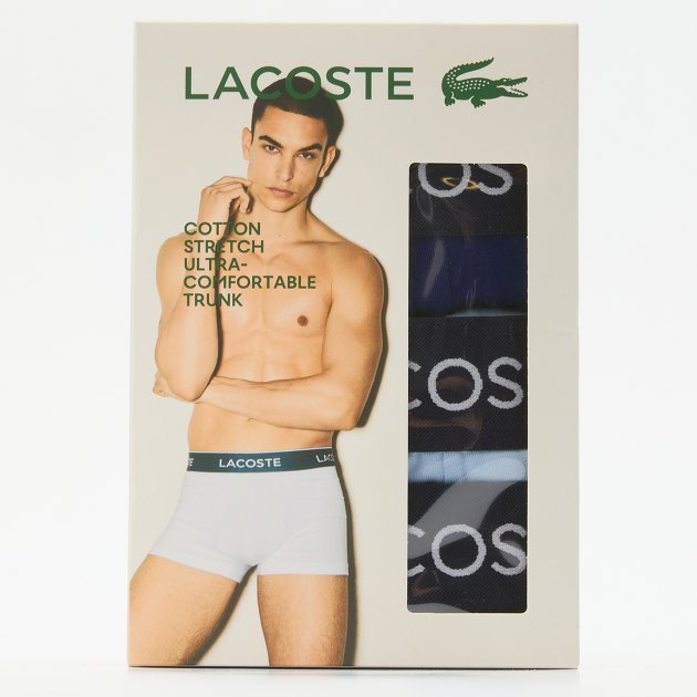 Мужские трусы 3 шт. LACOSTE, Артикул 5H7686, темно-синий | 4148913. Ракурс 1