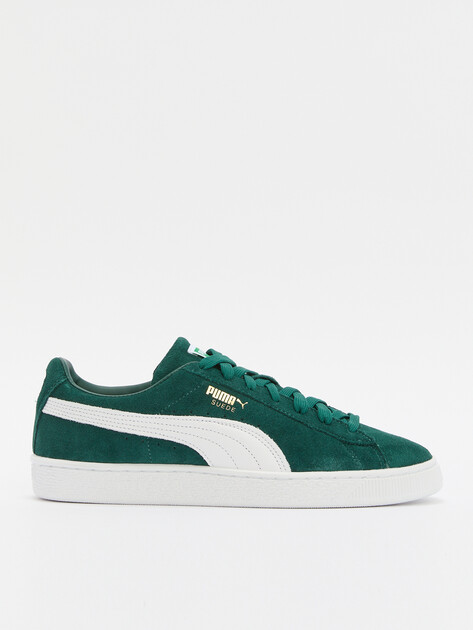Кеды PUMA Suede Classic, Артикул 399781, темно-зеленый | 4153137. Ракурс 1