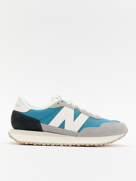 Мужские кроссовки NEW BALANCE 237, Артикул MS237, серо-голубой | 4169459. Ракурс 1