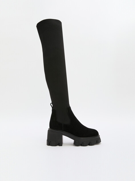 Ботфорты TENDANCE, Артикул YS-219012T-241, черный | 4176359. Ракурс 1