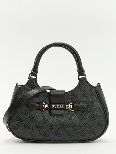 Женская сумка  GUESS NOLANA SML GIRLFRIEND SATCHEL, Артикул HWSG9500050, темно-серый | 4190343. Ракурс 1