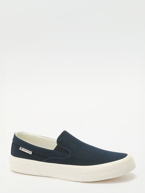 Мужские слипоны TOMMY JEANS, Артикул EM0EM01366(K), темно-синий | 4204853. Ракурс 1 Мужские слипоны TOMMY JEANS, Артикул EM0EM01366(K), темно-синий | 4204853. Ракурс 1