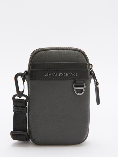 Мужская сумка для смартфона ARMANI EXCHANGE TULUM, Артикул XM000256, серый | 4212334. Ракурс 1