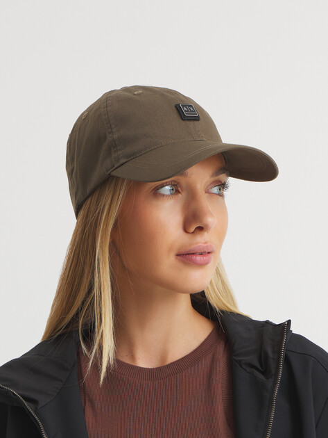 Женская бейсболка ARMANI EXCHANGE, Артикул XW000312, серо-коричневый | 4212373. Ракурс 1 Женская бейсболка ARMANI EXCHANGE, Артикул XW000312, серо-коричневый | 4212373. Ракурс 1