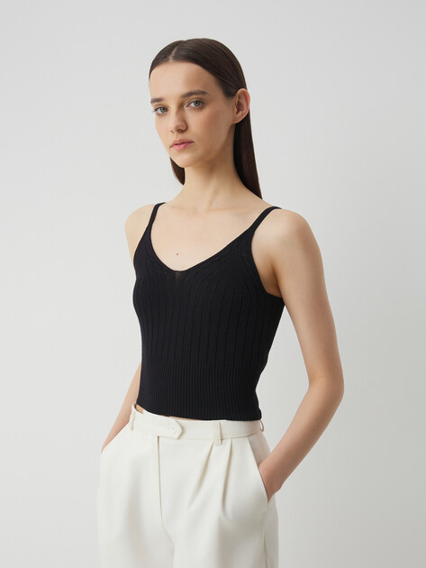 Женский топ MAISON DAVID, Артикул 2023-139, черный | 4213012. Ракурс 1