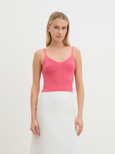 Женский топ MAISON DAVID, Артикул 2023-139, розовый | 4213021. Ракурс 1