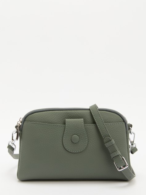 Кросс-боди MIRONPAN, Артикул 88339, серо-зеленый | 4215762. Ракурс 1