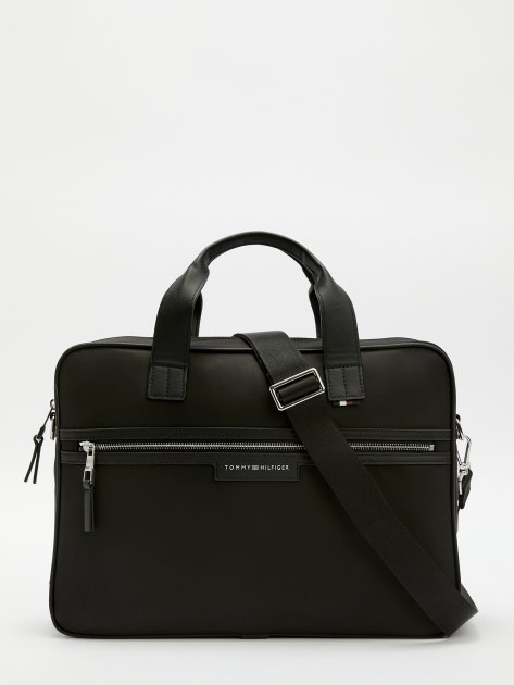 Мужская сумка для ноутбука TOMMY HILFIGER TH URBAN REPREVE COMPUTER BAG, Артикул AM0AM11836, черный | 4224518. Ракурс 1 Мужская сумка для ноутбука TOMMY HILFIGER TH URBAN REPREVE COMPUTER BAG, Артикул AM0AM11836, черный | 4224518. Ракурс 1