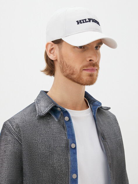 White cap tommy hilfiger hot sale