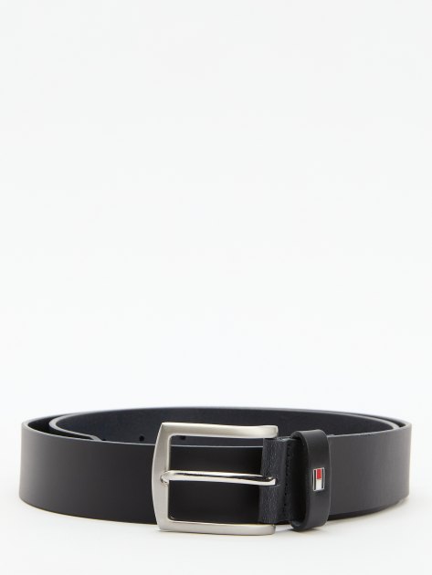 Мужской ремень TOMMY HILFIGER NEW DENTON 3.5 BELT, Артикул AM0AM08360, темно-синий | 4224595. Ракурс 1