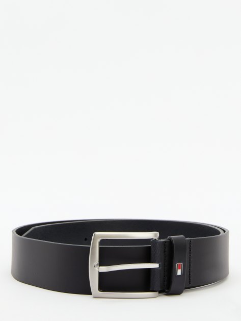 Мужской ремень TOMMY HILFIGER NEW DENTON BELT 4.0, Артикул E367863162, темно-синий | 4224618. Ракурс 1