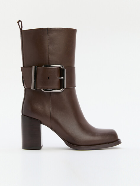 Женские полусапоги TENDANCE, Артикул GLC3463-01, темно-коричневый | 4239366. Ракурс 1