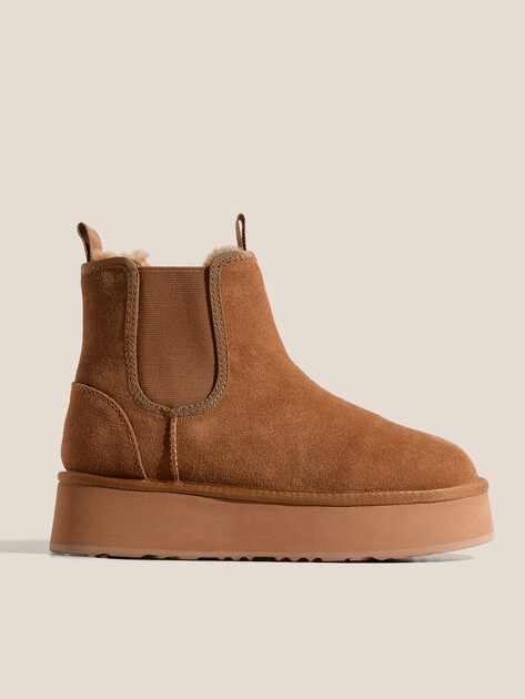 Женские угги TENDANCE, Артикул YS-38168D-55, коричневый | 4247090. Ракурс 1