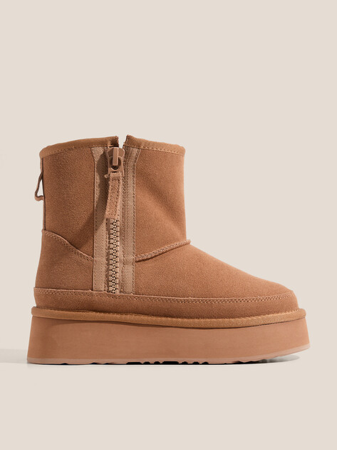 Женские угги TENDANCE, Артикул YS-38168D-61, светло-коричневый | 4247297. Ракурс 1