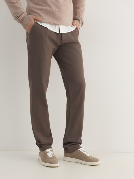 Мужские брюки MAISON DAVID, Артикул BLN916-1, серо-зеленый | 4247573. Ракурс 1