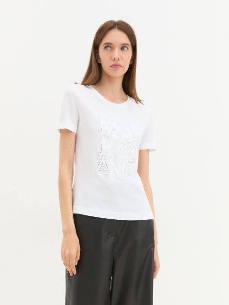 White fancy t shirt top
