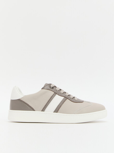 Женские кеды MAISON DAVID, Артикул TM3075F-16, серо-бежевый | 4250698. Ракурс 1