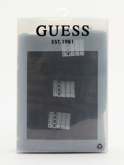 Мужские трусы 3 шт. GUESS IDOL BRIEF PACK, Артикул U4RG02K6YW0, черный | 4251835. Ракурс 1