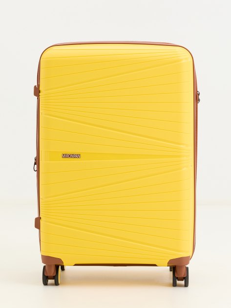 Чемодан MIRONPAN, Артикул 23103 M, лимонный | 4254240. Ракурс 1