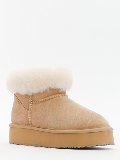 Женские угги TENDANCE, Артикул KX-2301-02, бежевый | 4255899. Ракурс 1 Женские угги TENDANCE, Артикул KX-2301-02, бежевый | 4255899. Ракурс 1