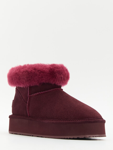 Женские угги TENDANCE, Артикул KX-2301-02, бордовый | 4255987. Ракурс 1 Женские угги TENDANCE, Артикул KX-2301-02, бордовый | 4255987. Ракурс 1