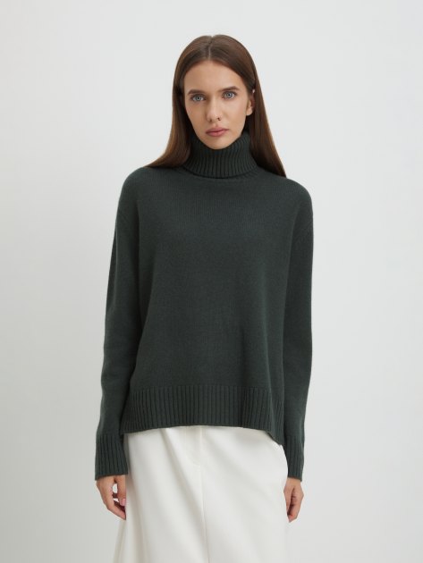 Женский свитер MAISON DAVID, Артикул 2023-111, серо-зеленый | 4257501. Ракурс 1