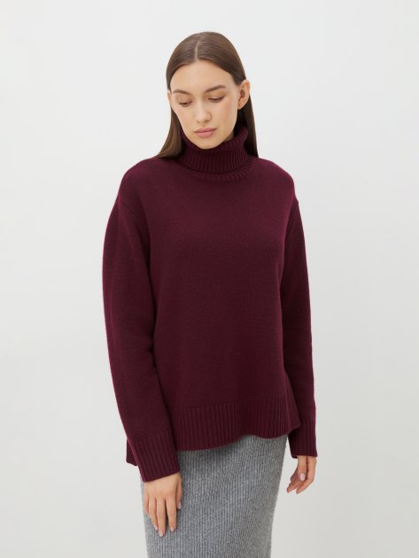 Женский свитер MAISON DAVID, Артикул 2023-111, винный | 4257536. Ракурс 1